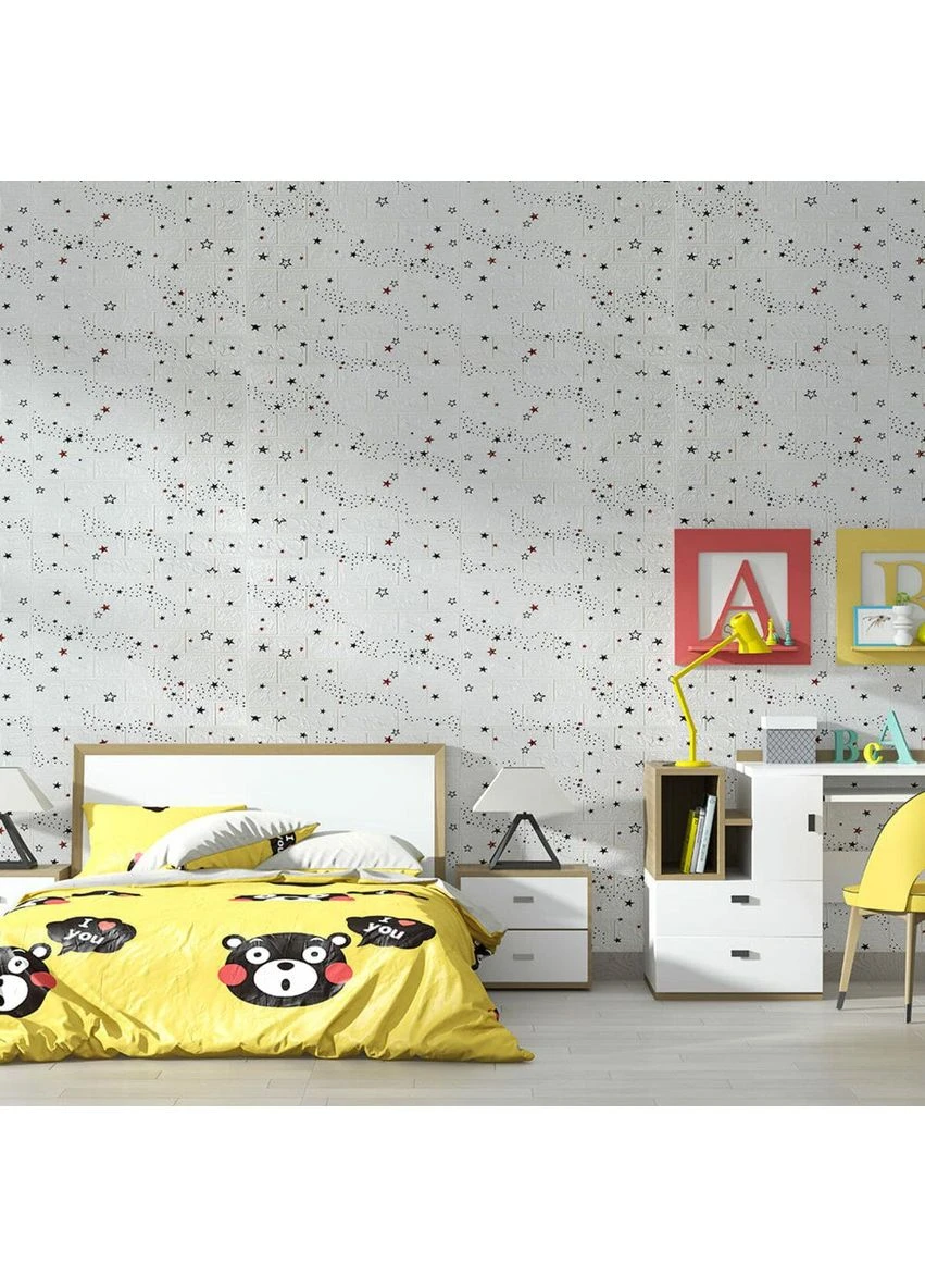 Стеновые панели в рулоне 3D 700мм*3,08м*3мм звезды (D) SW-00002265 Sticker Wall (374316848)