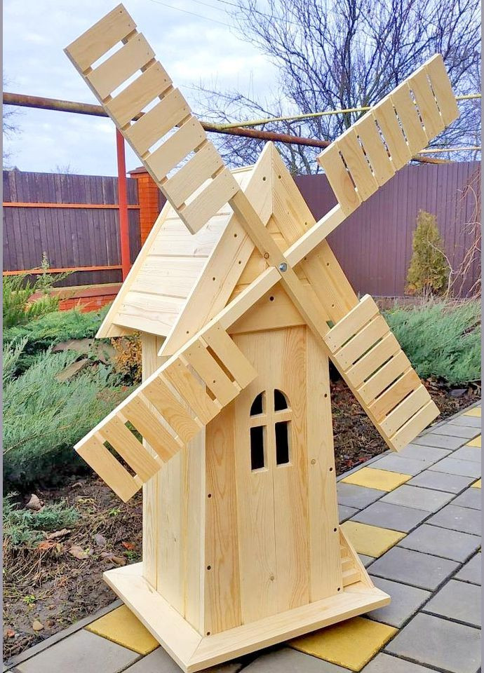 Мельница декоративная из дерева Фреско бланже (МЕС-000401) No Brand (328960291)