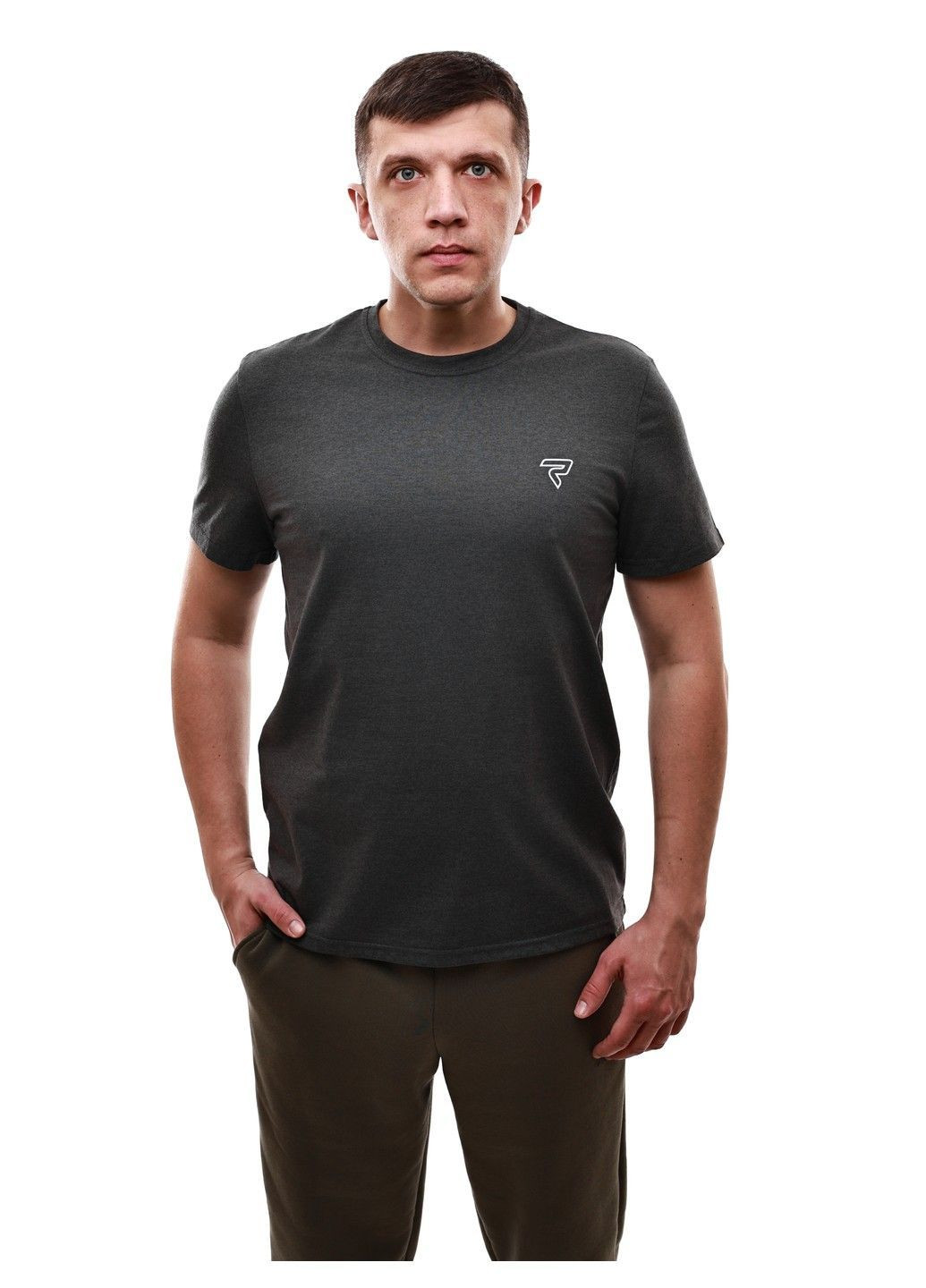 Темно-сіра футболка чоловіча Dioni