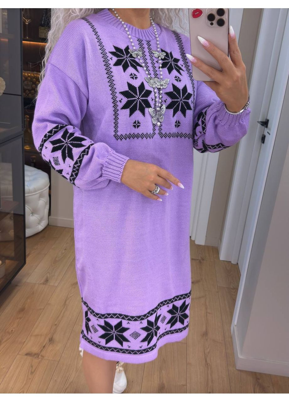 Бузкова святковий, повсякденний жіноча сукня No Brand з геометричним візерунком