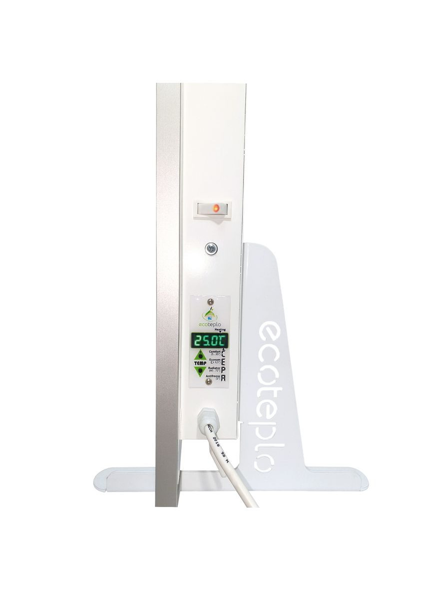 Биоконвектор керамический обогреватель электрический с терморегулятором, серый лофт Ecoteplo air 700 мe gl (282313459)