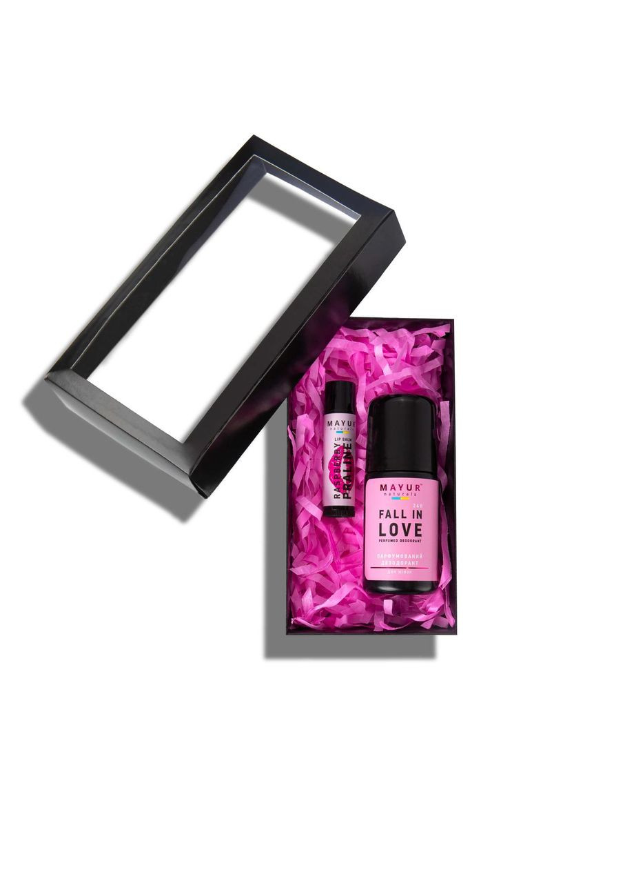 Подарочный набор для тела и губ, "Любовь и малина", ТМ Мayur 90 Mayur (365747088)