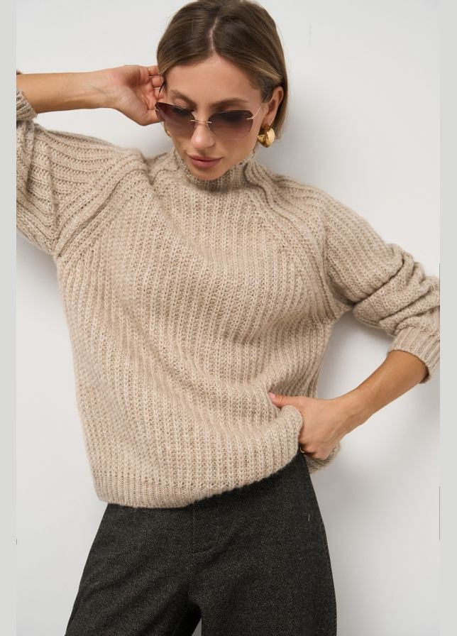 Бежевый демисезонный свитер 2855 Bellise