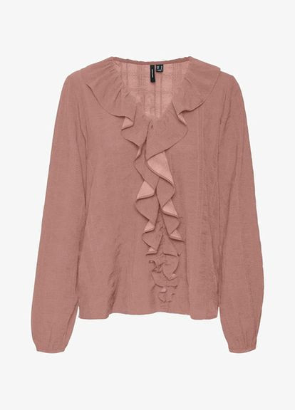 Лососёвая блуза Vero Moda VMVIDA LS TOP