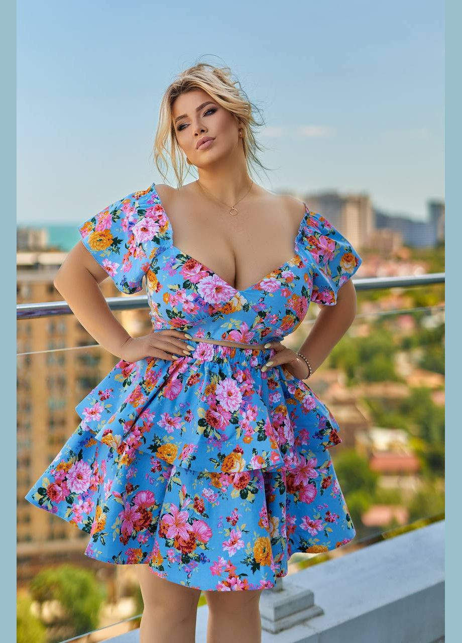 Костюм двойка с юбкой Україна (341136173)