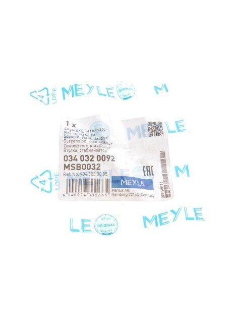 Втулка стабилизатора (переднего) MB Sprinter 408-416 96-(d=25mm) 034 032 0092 (opt-om) Meyle (345778518)