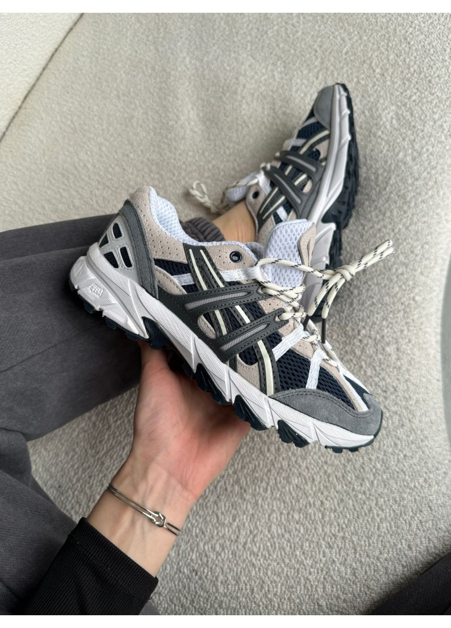 Черные демисезонные кроссовки мужские asics gel sonoma 15-50 beige / black асикс гель сонома No Brand