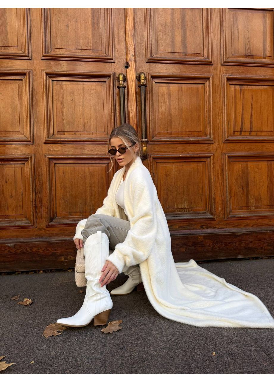 Довгий кардіган із пальтової тканини Бергамо ЗАМІРИ В ОПИСІ GD/GL Модний простір (366437963)