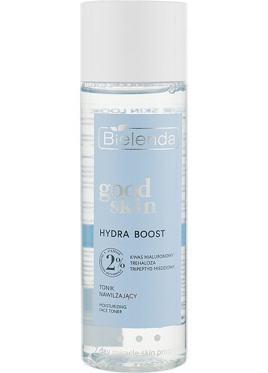Увлажняющий тоник с гиалуроновой кислотой Good Skin Hydra Boost Moisturizing Face Toner 200ml (1007314-51553) Bielenda (368604066)