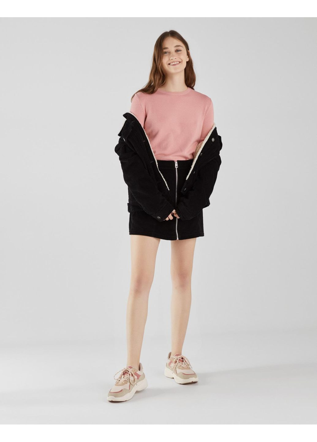 Світло-рожевий джемпер демісезон,блідо-рожевий, Bershka