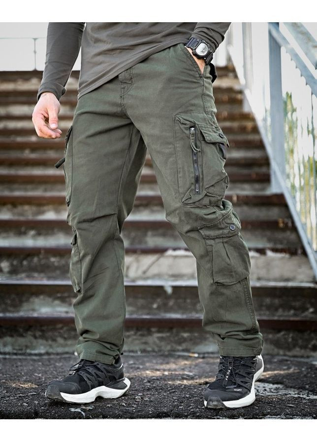 Міські карго штани jeans oliva No Brand (367583083)