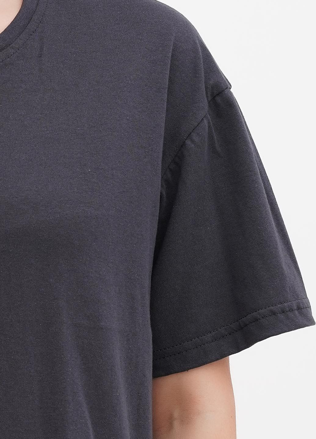 Женская футболка оверсайз с круглой горловиной (hb445456) HiBrand - (347767361)