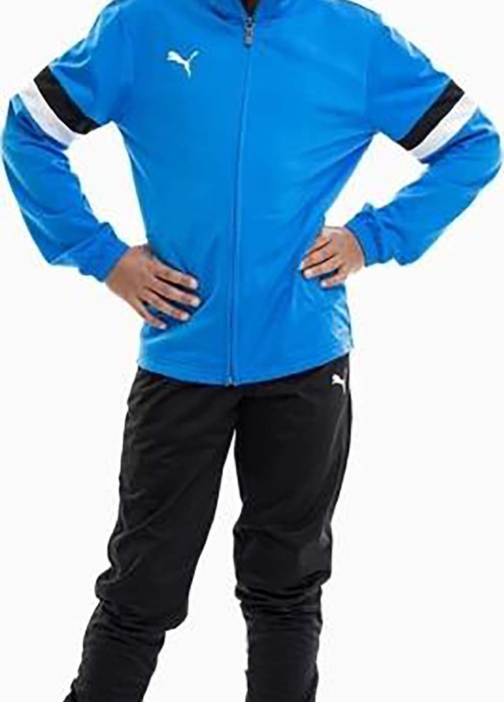 Костюм спортивний teamRISE Tracksuit Jr синій, чорний Дитячий Puma (367601375)