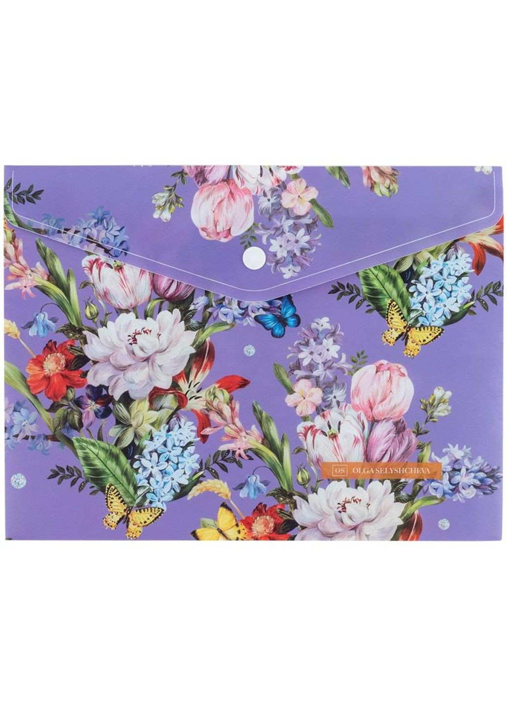 Папка на кнопке пластиковая А4+ OS Secret 1495-35-A Axent (317953266)