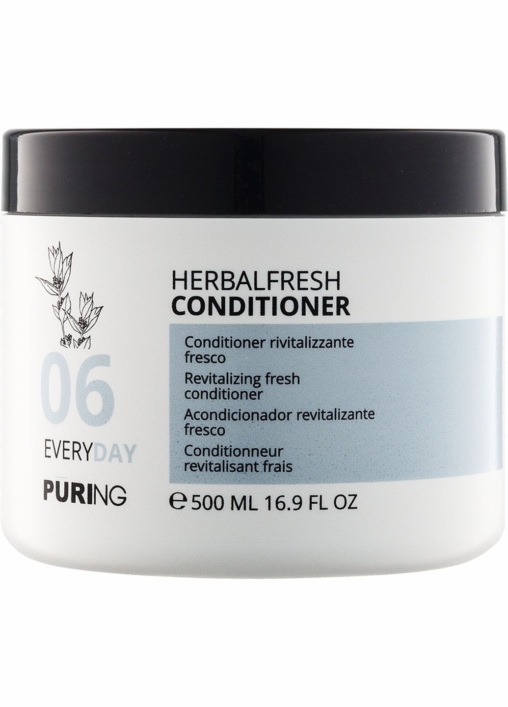 Ревіталізувальний кондиціонер з рослинними екстрактами 06 EVERYDAY 500 мл Puring (334704607)