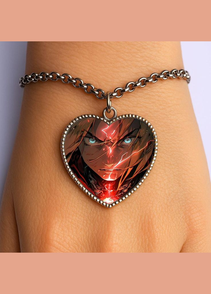 Браслет Аніме Сталевий алхімік #002 (серце) No Brand (329330769)