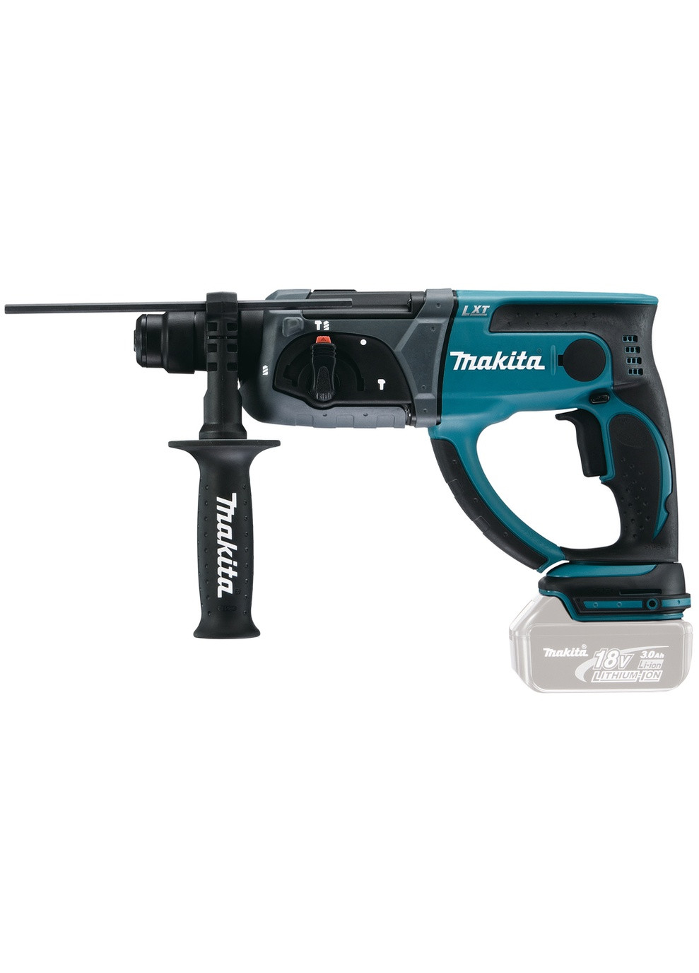 Акумуляторний перфоратор DHR202Z LXT SDS-Plus (18В, 1,9Дж, 20мм) електричний ручний (4171) Makita (295035978)