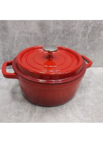 Каструля чавунна Essen 26 см (4.8 л) з кришкою (RG-2300-26) Ringel (365750152)