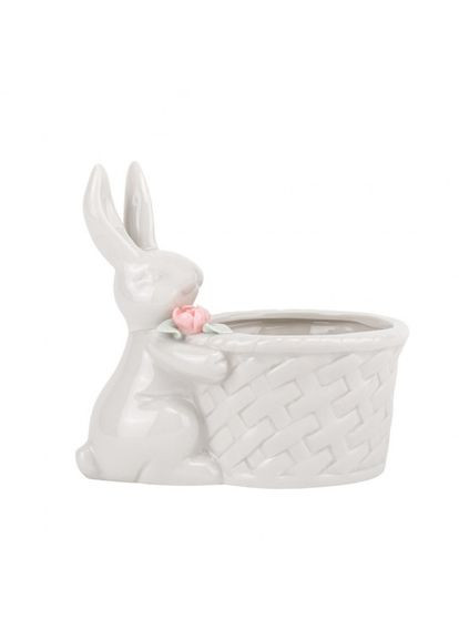 Кошик Весняний дарунок біла 13 см (5009-024) ELISEY (322765658)