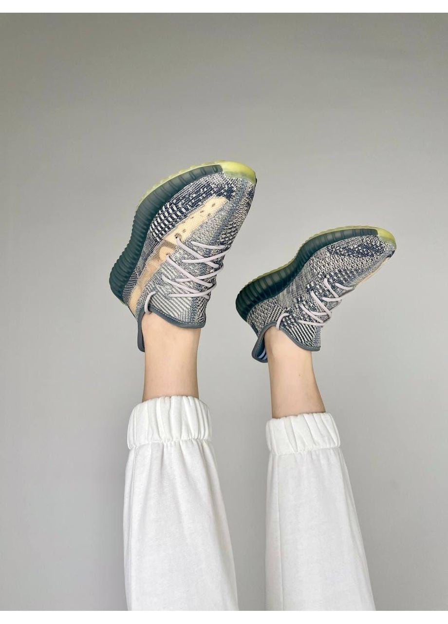 Голубые демисезонные кроссовки мужские adidas yeezy boost 350 v2 israfil 3 адидас изи буст No Brand