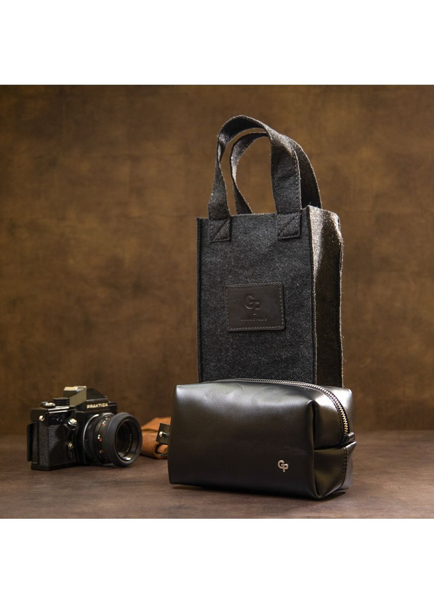 Кожаная мужская косметичка 11415 Grande Pelle (366881257)