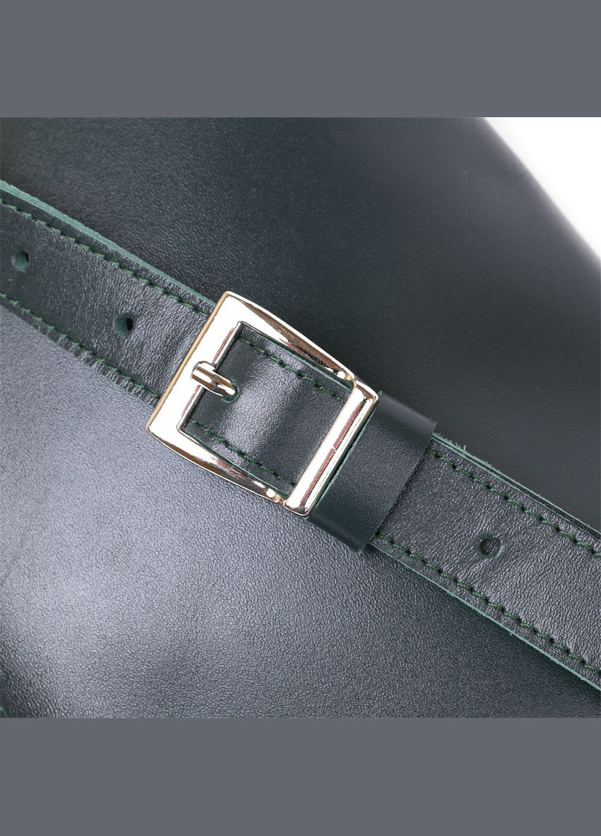 Женская сумка на пояс кожаная с регулируемым ремнем зеленая (sku_16390) No Brand (329853343)