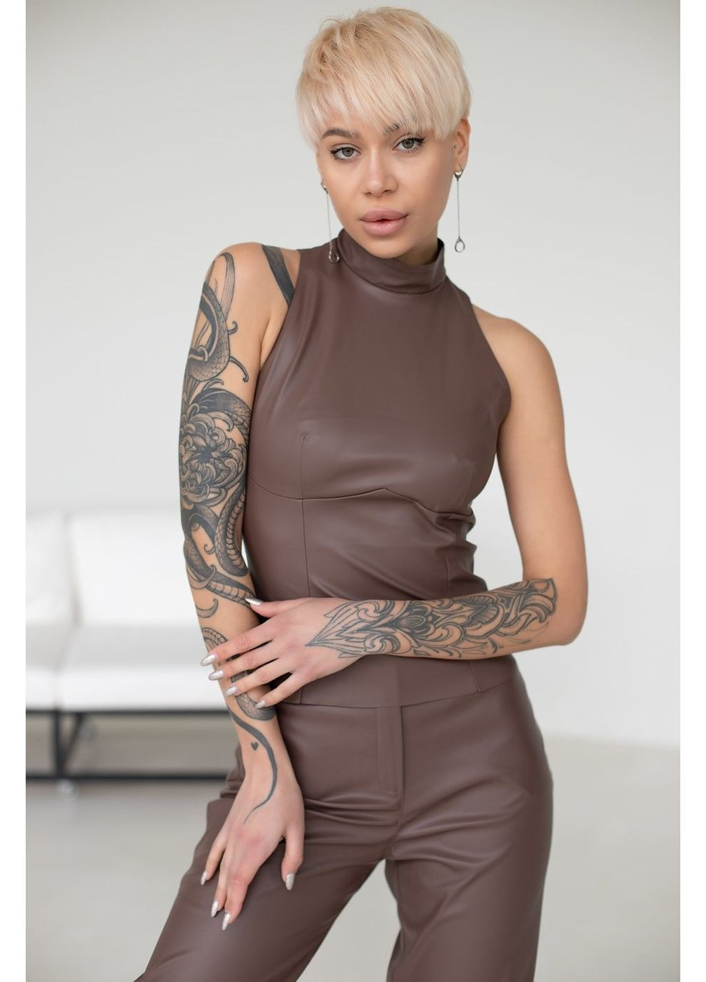 Топ, цвет Коричневый Tales (367831602)