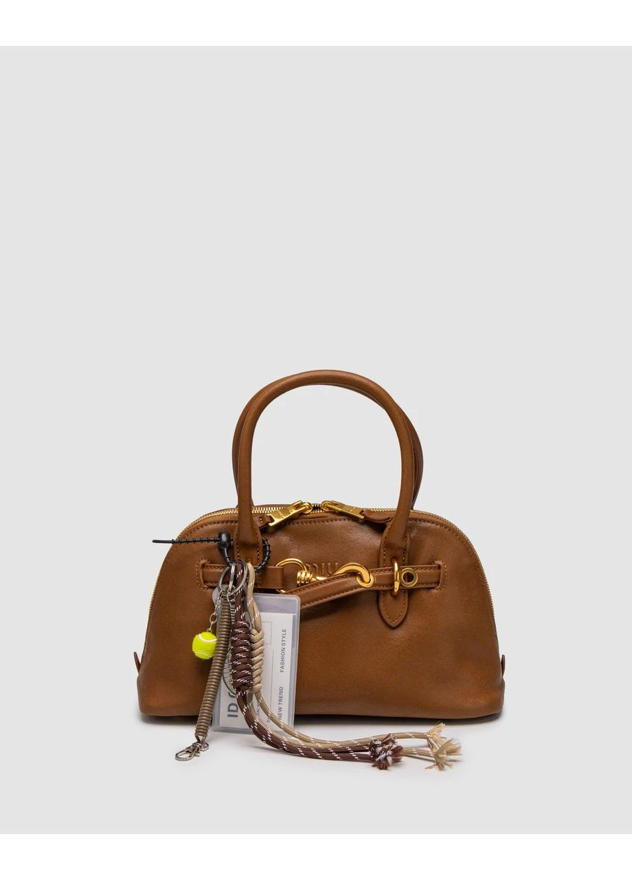 Женская сумка Aventure Nappa Leather Top-Handle Bag Brown No Brand (402817088)