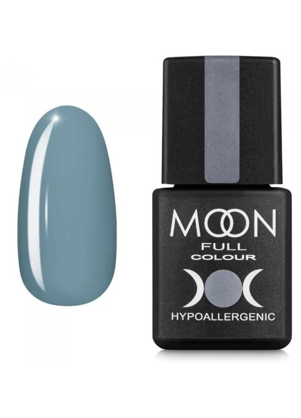 Гель-лак FULL color Gel polish №150 світло-сірий з блакитним підтоном Moon (322895146)