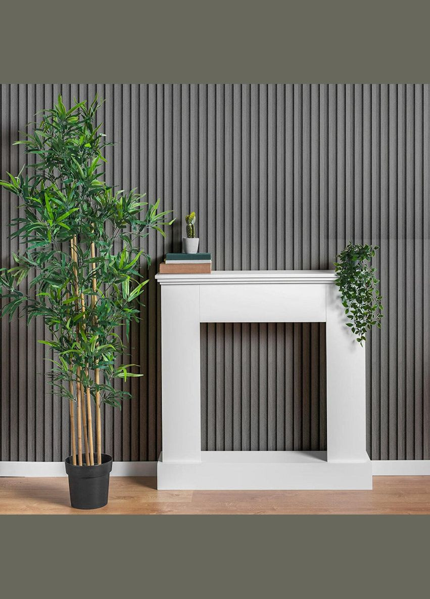 Рельс декоративный WPC стеновой уголь 3000х160х23мм SW-00001534 Sticker Wall (330018282)