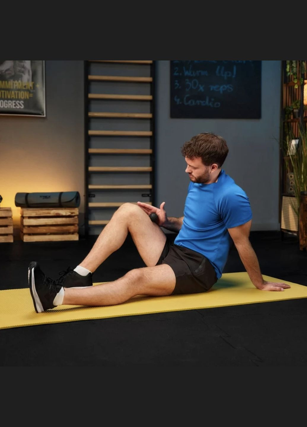 Набір масажних м'ячів TX-003MSA 3в1 для йоги та фітнесу EPP TREX Sport (311949261)