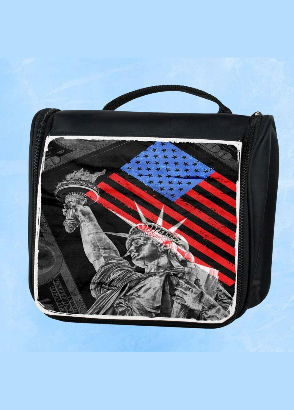 Дорожня сумка - органайзер для косметики несессер Art #194 Чорна No Brand (318677140)