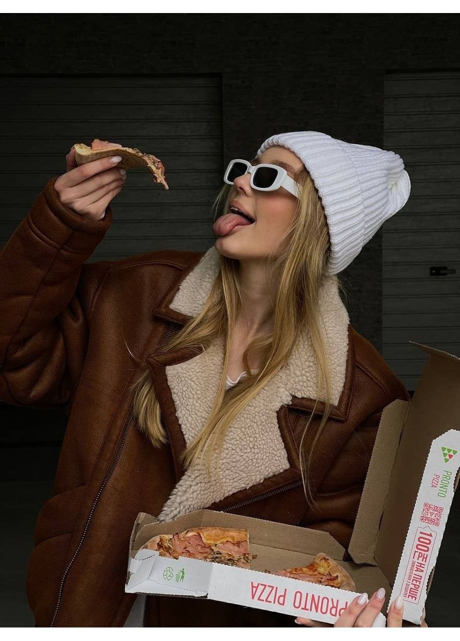 Шапка унисекс бин в рубчик JUGO LOVELY (364686732)