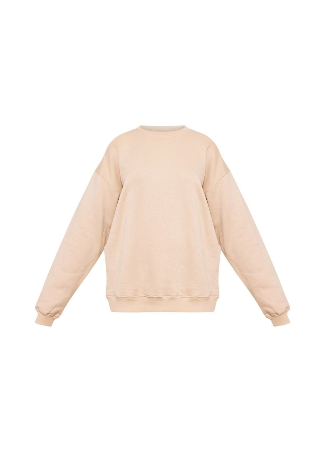 Пісочний світшот на флісі PrettyLittleThing однотонний (361154874)