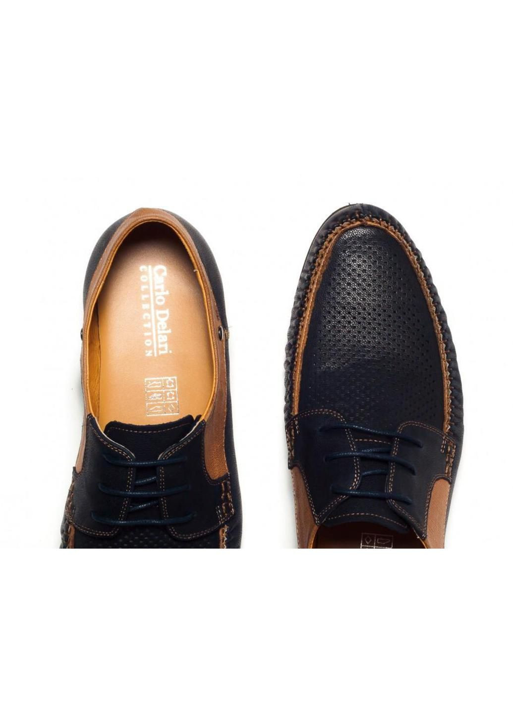 Мокасини 7142084 38 колір темно-синій Carlo Delari (298938832)