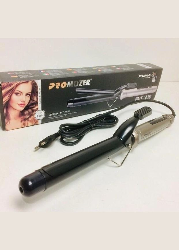 Плойка для завивки волос ProMozer MZ-6630 с зажимом 30мм No Brand (281328213)