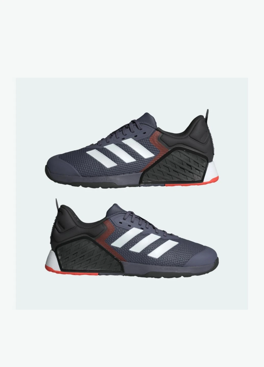 Білі всесезонні кросівки dropset 3 performance jr1670 adidas