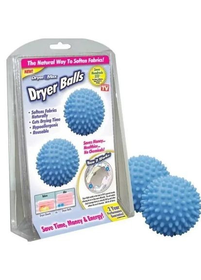 Шарики для стирки пуховиков в стиральной машине Dryer Balls (2091116712) No Brand (328920799)