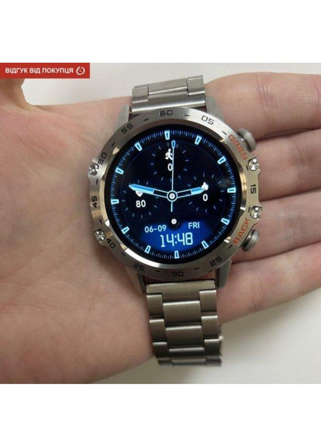 Умные часы Delta K52 (Серебристый) Smart (314482989)