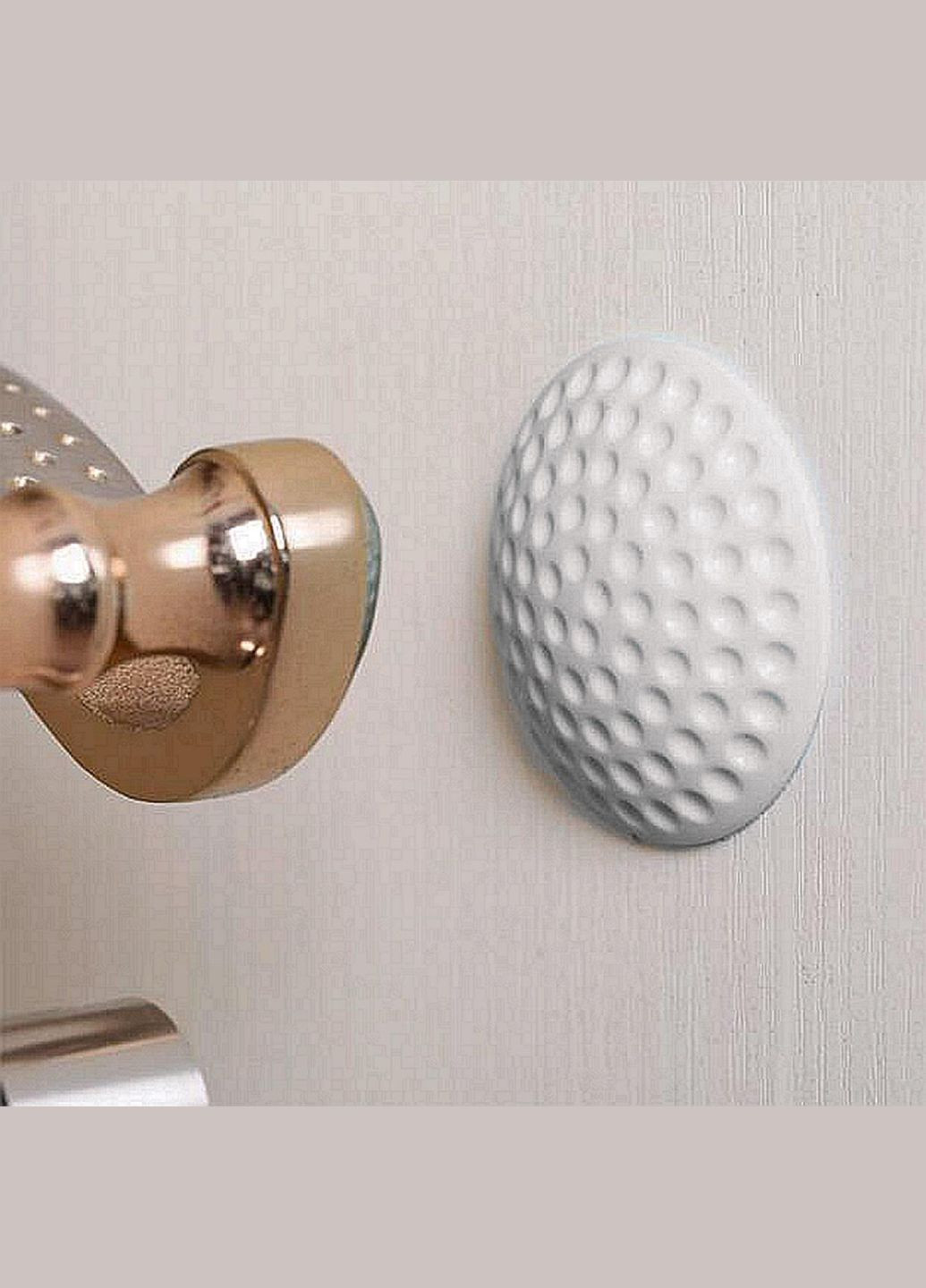 Стопор на двері Обмежувач для ручок дверей, відбійник Відбійник для дверей 5 см. х 0.7 см, 2 шт Білий LELUNO (312000322)