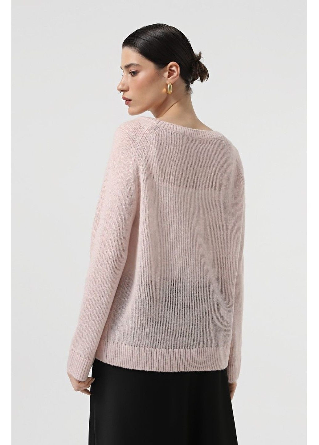 Пудровий демісезонний джемпер jw961 Sewel