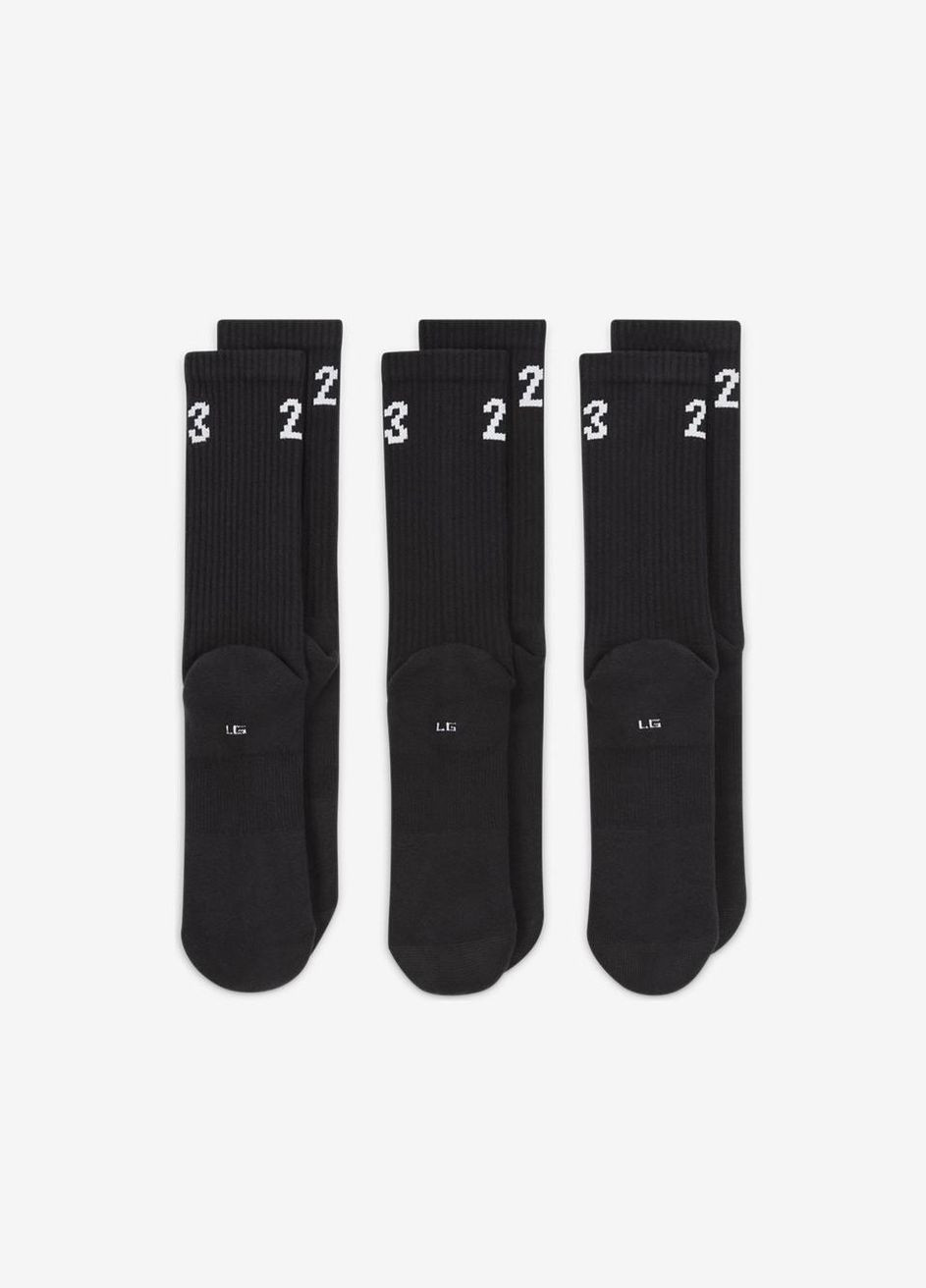 Баскетбольные носки (3 пары) Essentials Crew Socks (3 Pairs)(DA5718-010) Jordan (299332760)