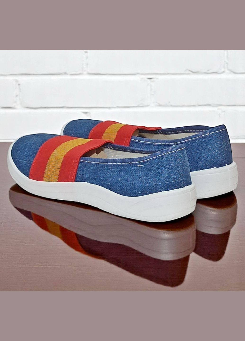 Ортопедичні джинсові текстильні сліпони для дівчинки Валді Waldi (342716028)