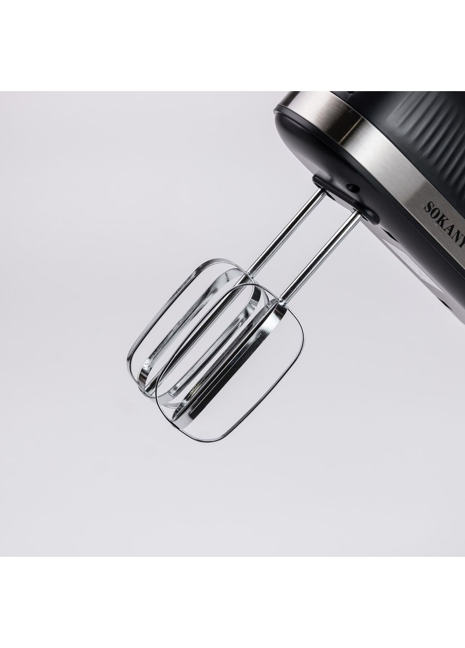 Ручний міксер 300 Вт чорний кухонний прилад для збивання тіста та кремів ProDobro (364190906)