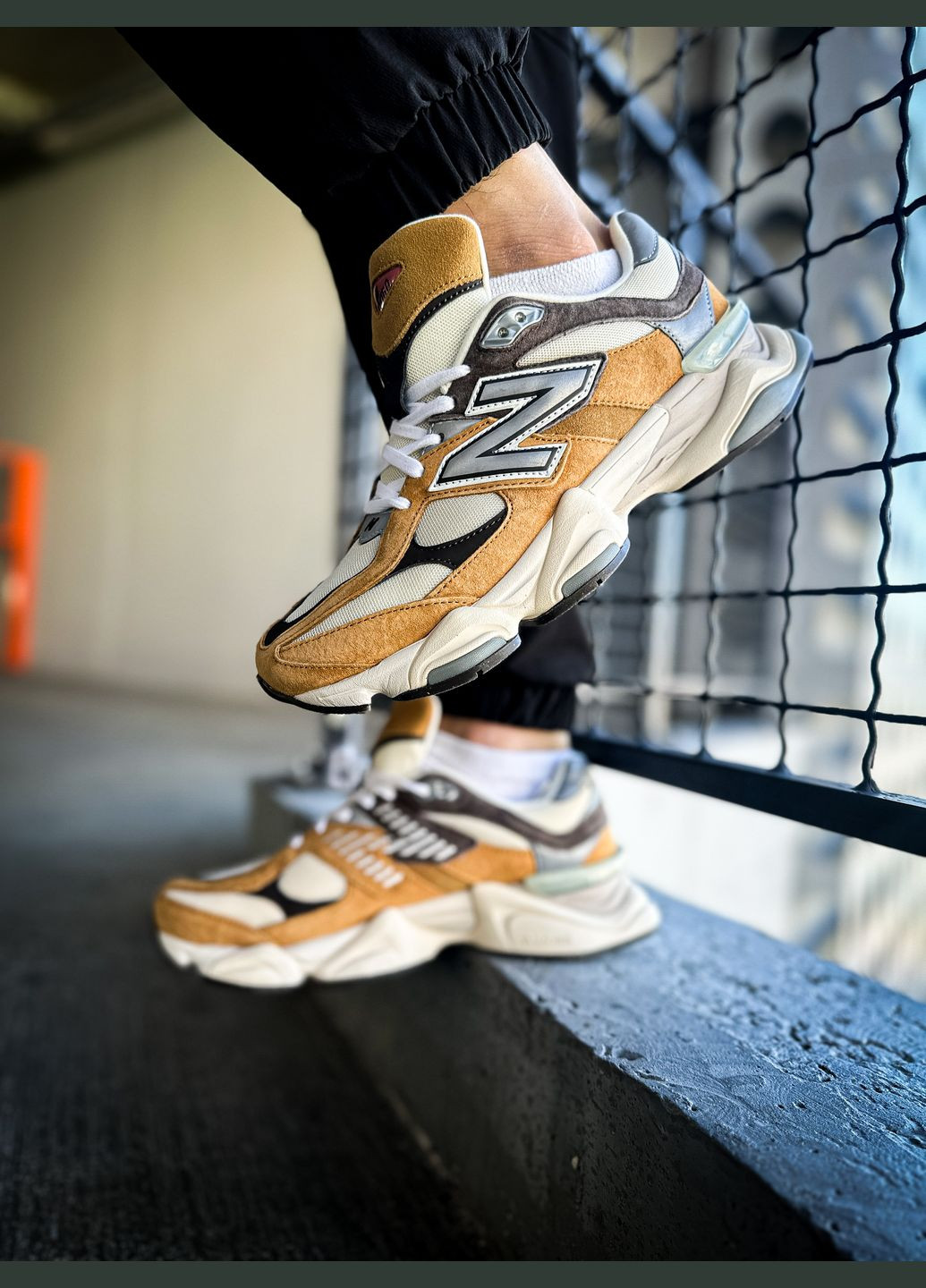 Кросівки жіночі і чоловічі New Balance 9060 workwear brown | Нью Беланс 9060 коричневі No Brand коричневі всесезони (311675138)