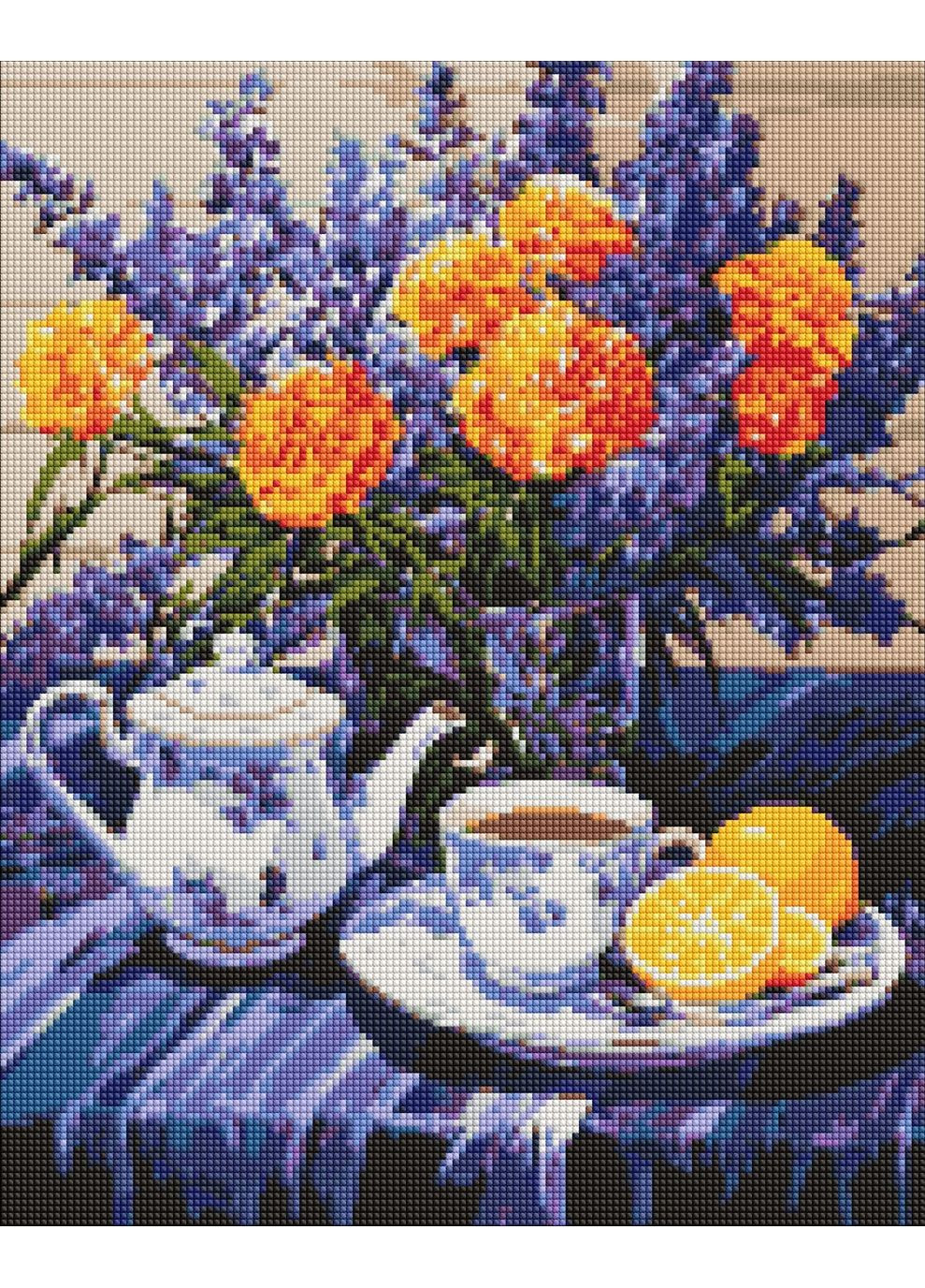 Набір з алмазною мозаїкою Лавандова гармонія з АВ стразами AMO7979 shop (4823104368298) IDEYKA (362929535)