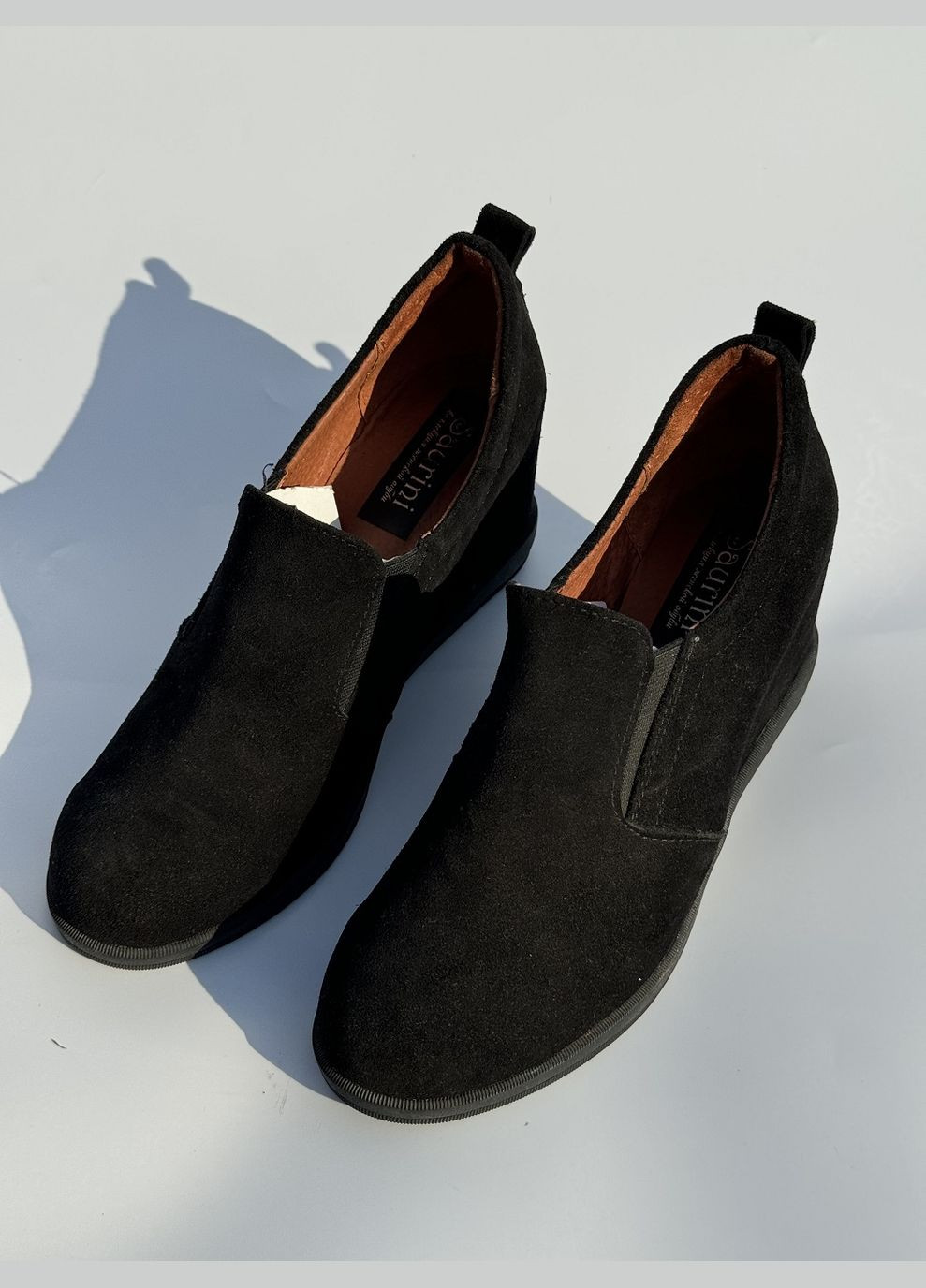 Saurini Туфлі чорний з натуральна замша, україна — (316701345)