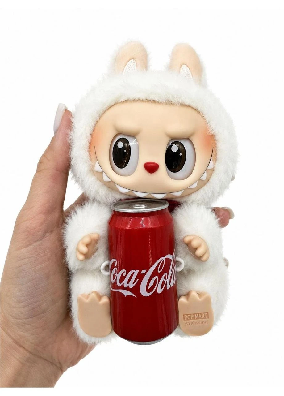 Секретний Бокс М'яка іграшка-фігурка брелок Лабубу Кока Кола The Monsters Coca cola Labubu 15 см (3010034) Pop Mart (361245609)