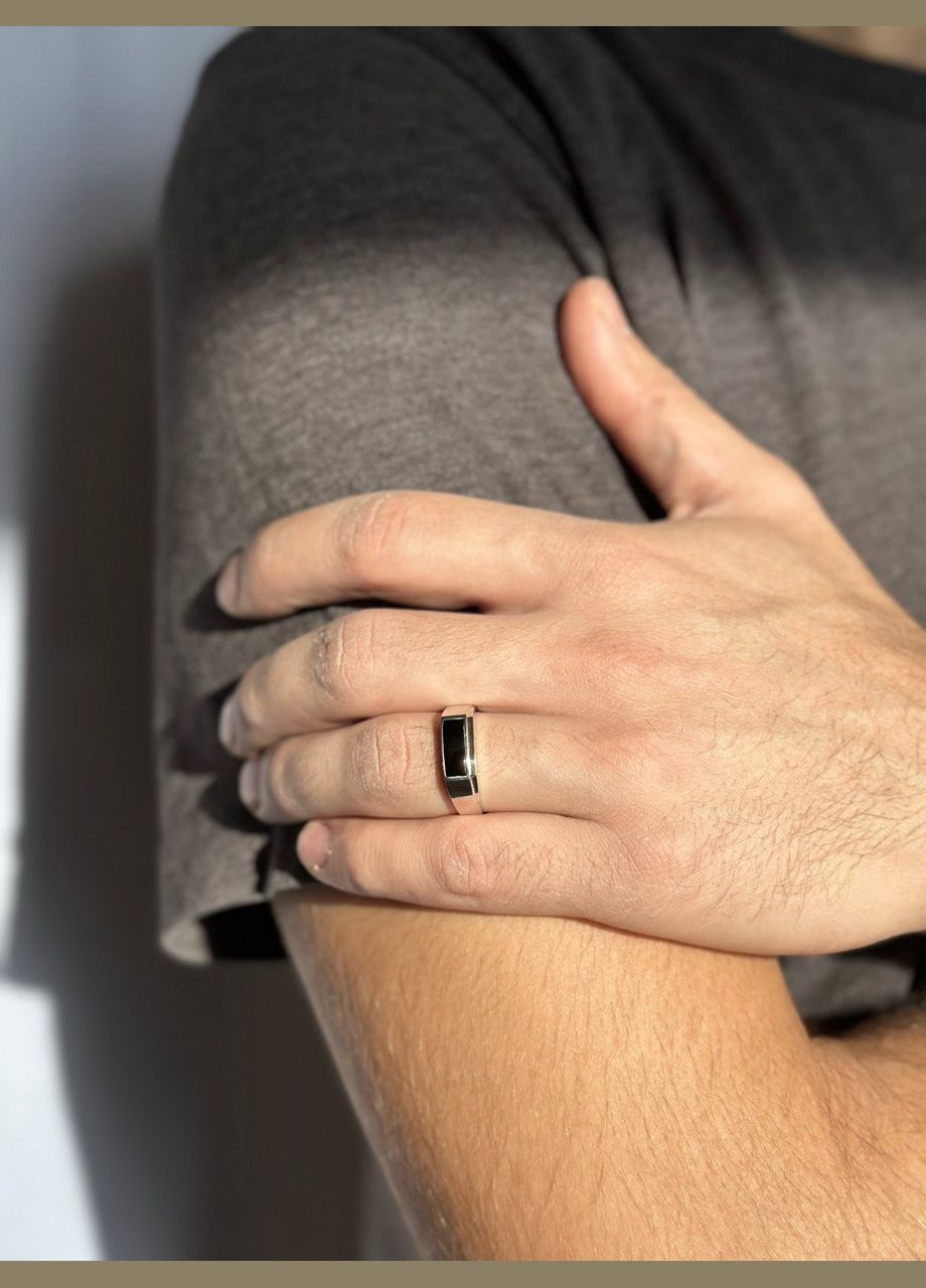 Печатка срібна із золотом 187р, розмір No Brand (358501414)