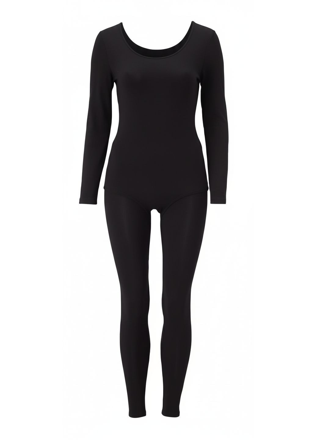 Жіночий теплий комплект термобілизни (кофта та штани) чорний Indena (371918540)